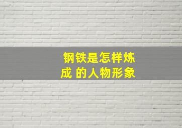 钢铁是怎样炼成 的人物形象